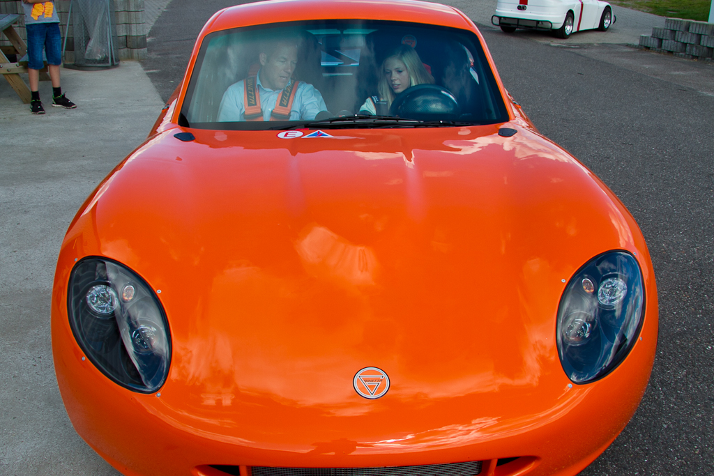 Tommy Schröter gav lidt gode råd til den nye Ginetta-ejer